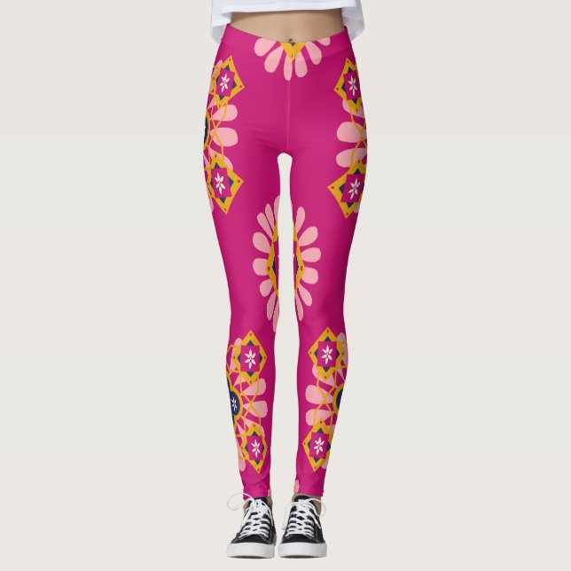 Legging Azulejo Marroquino Tradicional Marrakech (Frente)