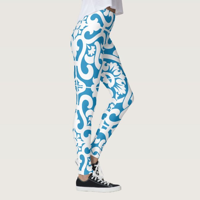 Legging Azulejos azuis portugueses 1 (Direita)
