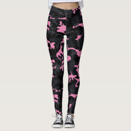 Legging Baby Pink Realça Camo