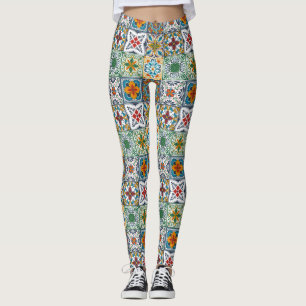 Legging Backplasias de Wallpaper/azulejos inspirados por T