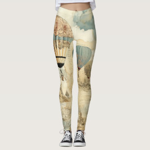 Legging Balão de Vintage Ar Quente em Paisagem Serena (7)