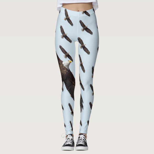 Legging Bald Eagle Em Voo (Frente)