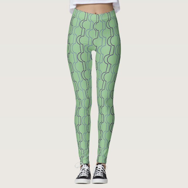 Legging Balões Azuis (Frente)