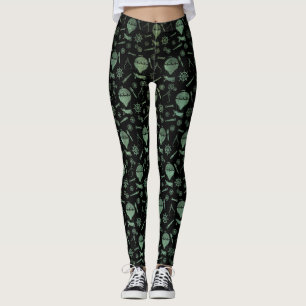 Legging Balões de Ar Quente do Steampunk Verdigris Bronze