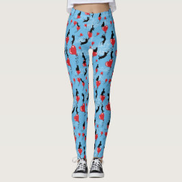Legging Balões vermelhos voadores
