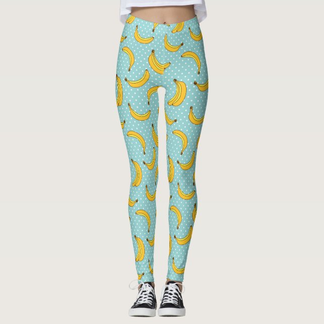 Legging Bananas e pontos de Polk (Frente)