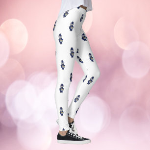 Legging Banda Marcial de Bateria de Gato Azul Marinho Padr