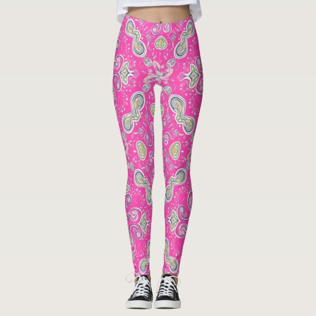 Legging Bandana de Nácar Elétrico (Frente)