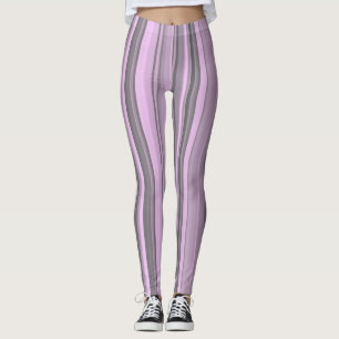 Legging Bandas de Cinzas roxas