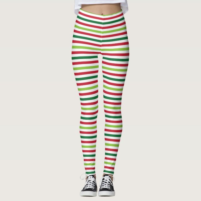 Legging Bandas de Natal (Frente)
