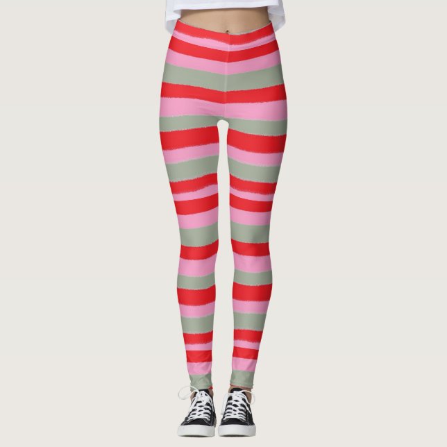 Legging Bandas de Natal (Frente)