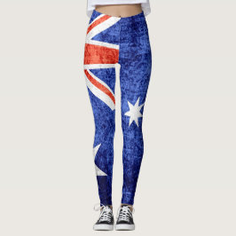Legging Bandeira #2 de Austrália do vintage