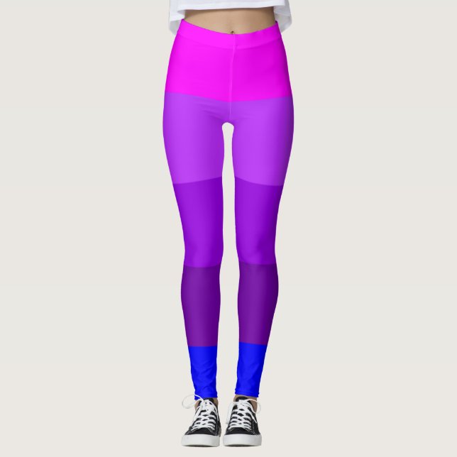 Legging Bandeira Alternativa do Orgulho Transgênero (Frente)