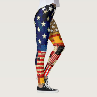 LEGGING "BANDEIRA AMERICANA"
