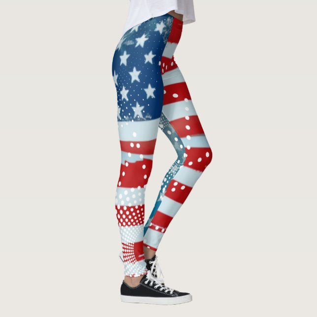 Legging Bandeira Americana (Direita)