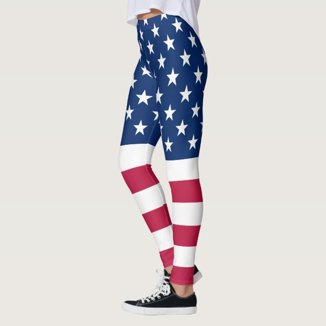 Legging Bandeira Americana (Esquerda)