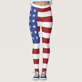Legging bandeira americana