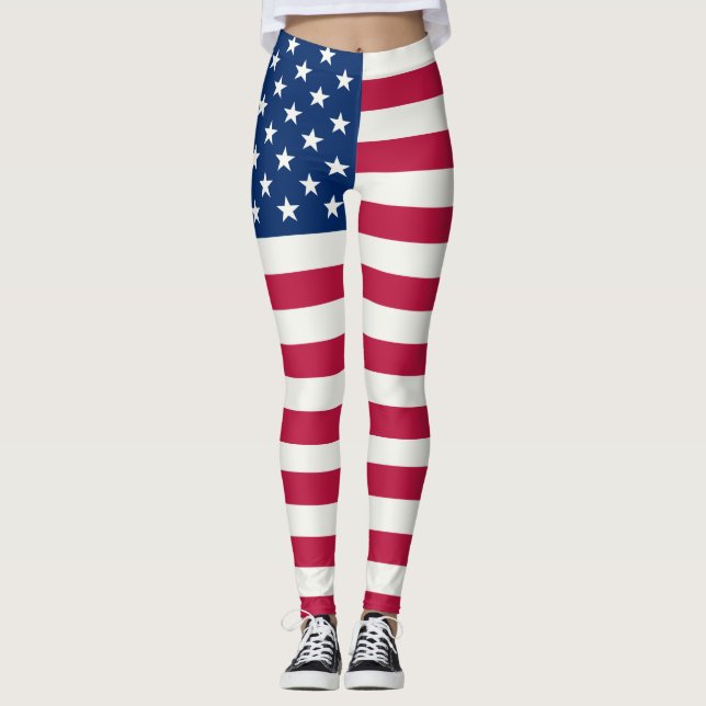 Legging Bandeira Americana (Frente)