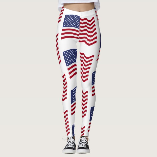 Legging Bandeira Americana (Frente)