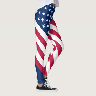 Legging Bandeira americana patriótica