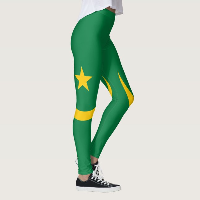 Legging Bandeira Antiga da Mauritânia (Direita)