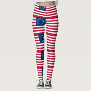 Legging Bandeira Betsy Ross dos Estados Unidos