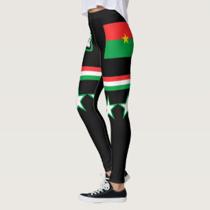 Legging Bandeira Burkina Faso