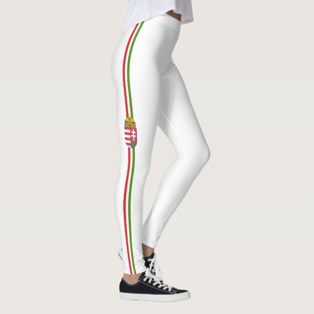 Legging Bandeira Casaco de armas da Hungria (Direita)