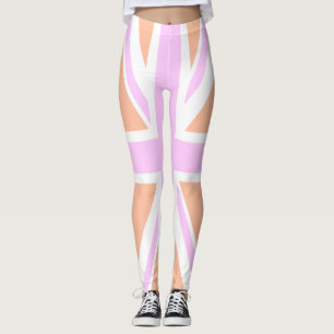 Legging Bandeira cor-de-rosa & alaranjada de Reino