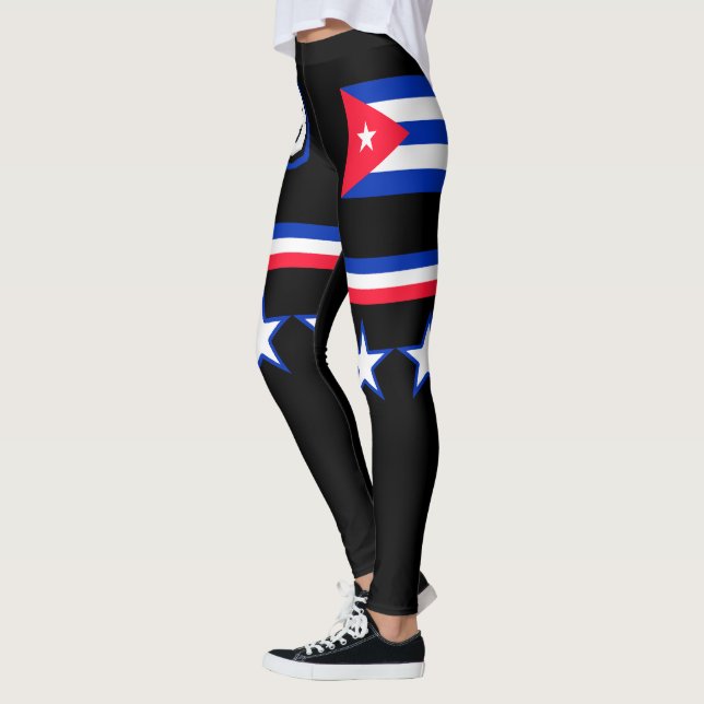 Legging Bandeira Cuba (Esquerda)