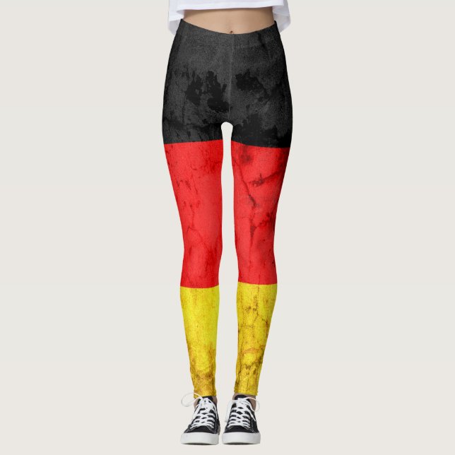 Legging Bandeira da Alemanha #4 (Frente)