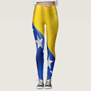 Legging Bandeira da Bósnia e Herzegovina