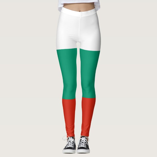 Legging Bandeira da Bulgária (Frente)