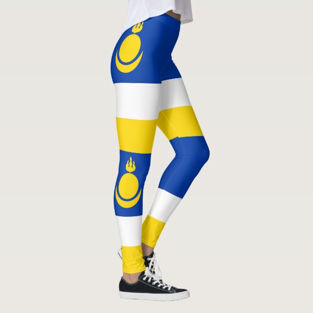 Legging Bandeira da Buryatia Patriótica (Direita)