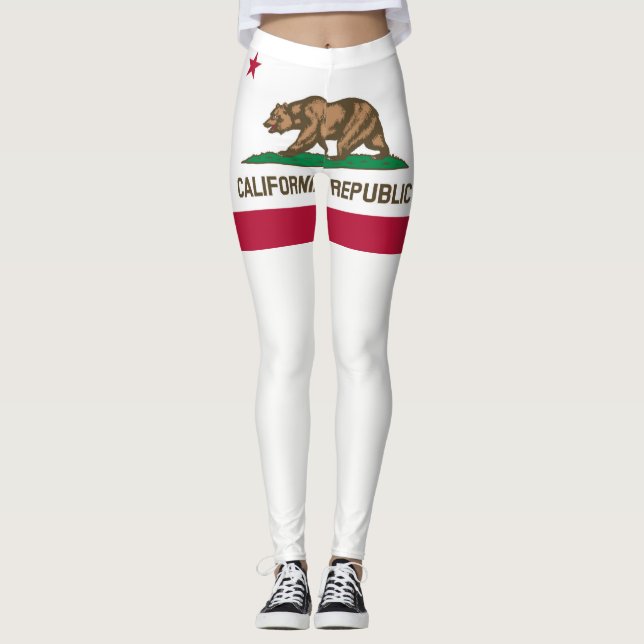Legging bandeira da Califórnia (Frente)