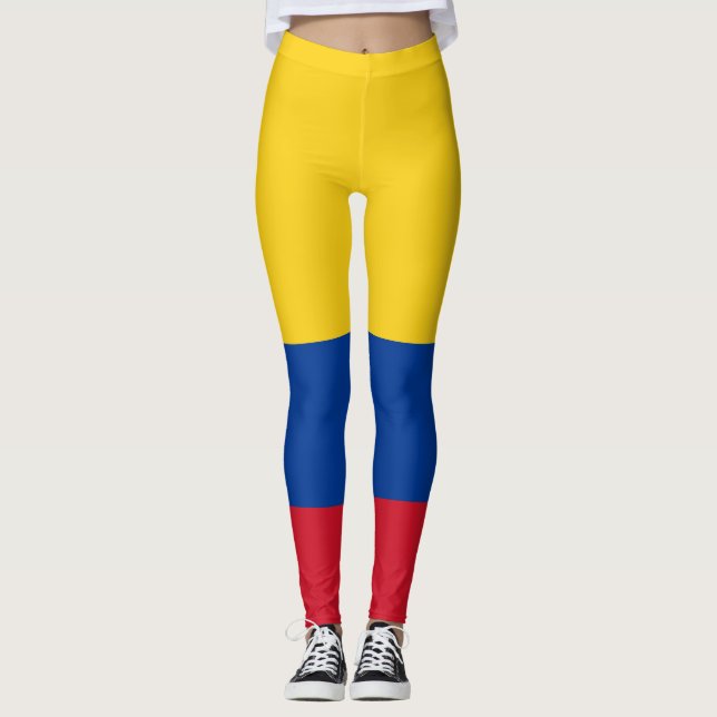 Legging bandeira da Colômbia (Frente)