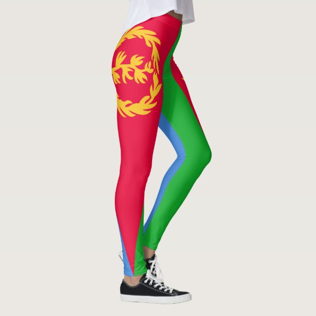 Legging Bandeira da Eritreia (Direita)