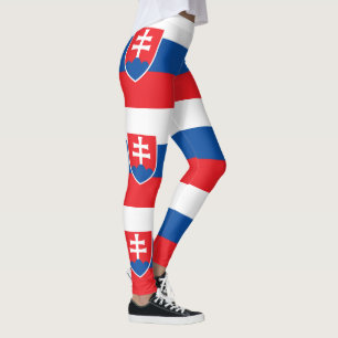 Legging Bandeira da Eslováquia