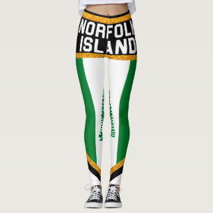 Legging Bandeira da Ilha Norfolk