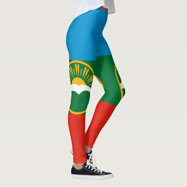 Legging Bandeira da Karachay-Circássia (Direita)
