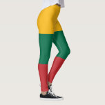 Legging Bandeira da Lituânia<br><div class="desc">Bandeira patriótica da Lituânia.</div>