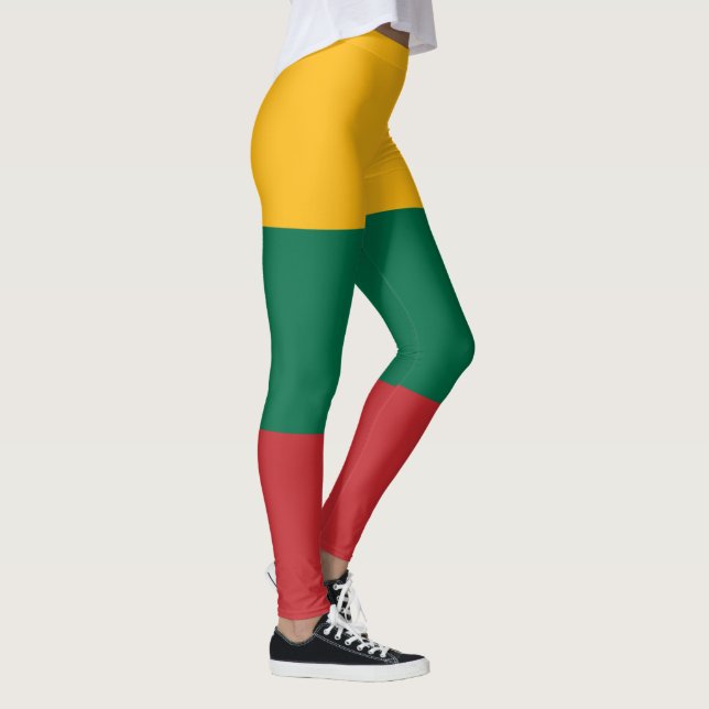 Legging Bandeira da Lituânia (Direita)