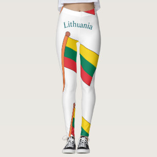 Legging Bandeira da Lituânia Thunder_Cove