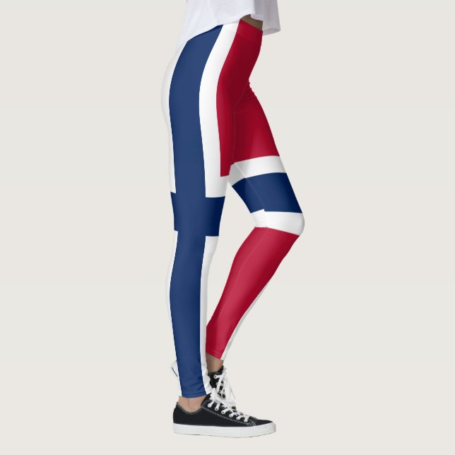 Legging Bandeira da Noruega (Direita)