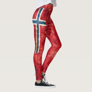 Legging Bandeira da Noruega