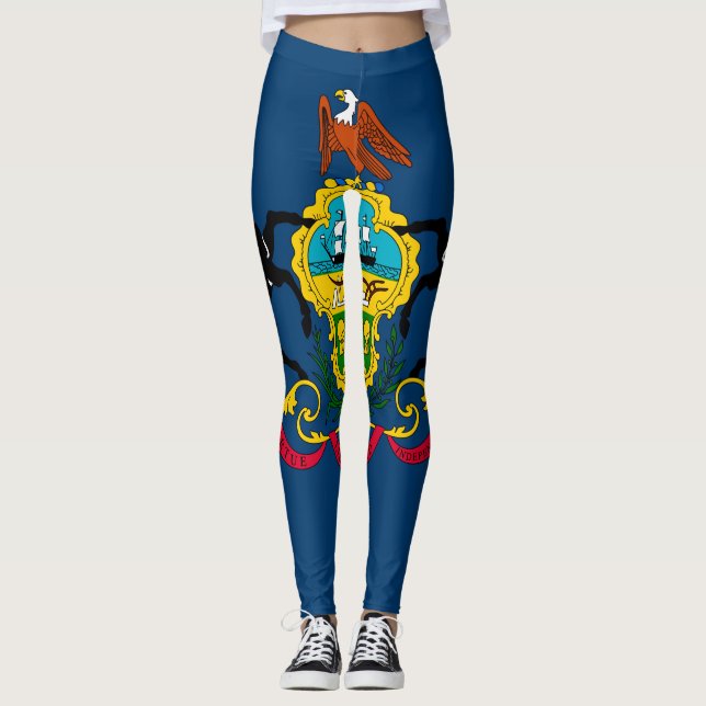 Legging Bandeira da Pensilvânia (Frente)