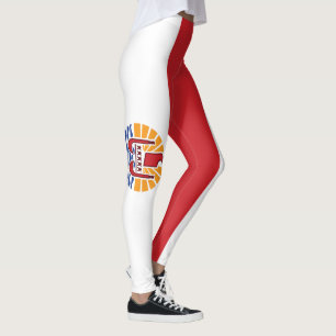 Legging Bandeira da Polinésia Francesa