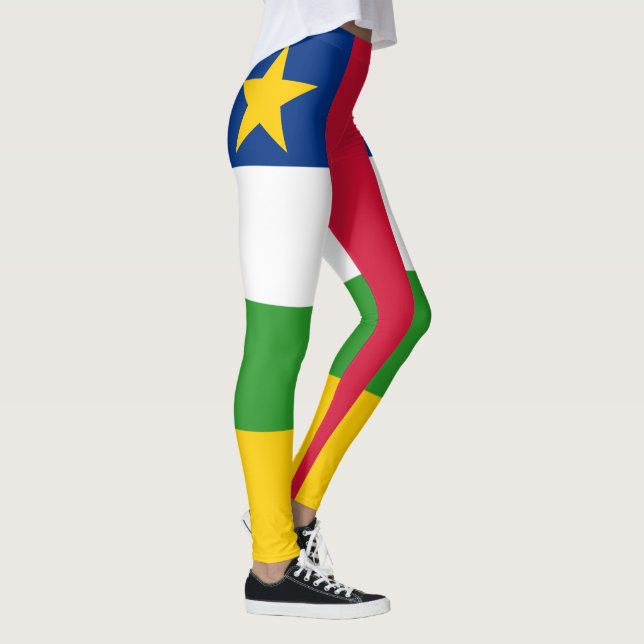 Legging Bandeira da República Centro-Africana (Direita)
