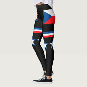 Legging Bandeira da República Checa