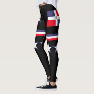 Legging Bandeira da República Dominicana